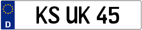 Truck License Plate
